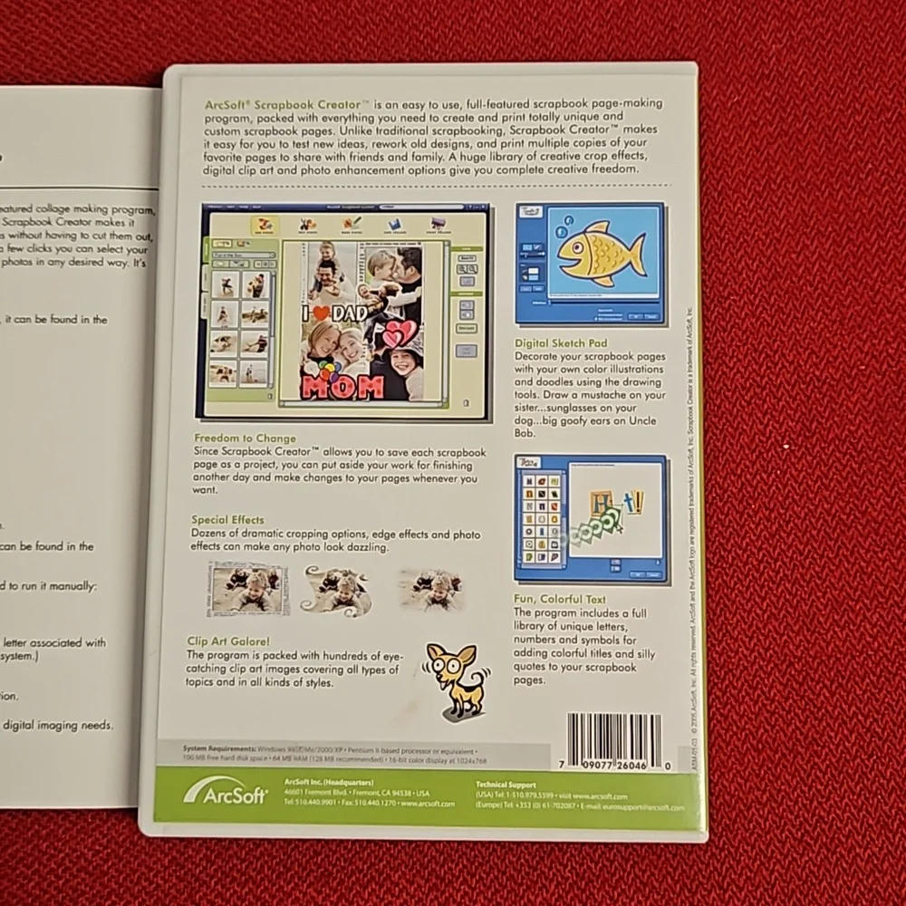ArcSoft Scrapbook Creator CD for Windows see photos for specifics digital art